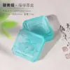 Cartucho de Tinta de Vidrio Fulu Estilo Chino Tintero de Cristal Tintero para Olla Caliente Piscina de Tinta con Tapa Reposaplumas Caja de Tinta para los Cuatro Tesoros del Estudio