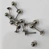 Accesorios para Pendientes de Acero de Titanio de 4 mm Tuercas de Rosca Tazas para Pendientes de Pedrería Tachuelas para Orejas Tazas para Orejas con Perlas, Pedrería, Copas de Circonita Estilo Fresco y Dulce