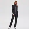 Traje Deportivo de Estilo Nuevo de Primavera con Sensación de Segunda Piel para Mujer, Chaqueta Casual Cortavientos con Cremallera y Cuello Alto, Traje para Ciclismo y Fitness al Aire Libre