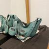 Bolsa de Dumpling de Comércio Exterior 2024 Nova Bolsa de Ombro Moda Coreana Simples Bolsa Transversal Bolsa de Duas Peças