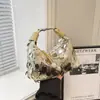 Bolso de Axila de Diseño de Nicho para Mujer 2025 Primavera Nueva Moda Bolso de Hombro Simple con Lentejuelas Bolso de Moda Occidental