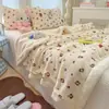 Manta Quente de Leite Espessa Outono/Inverno Classe A ins Desenho Animado Fresco Ovelha Fofa Manta Infantil