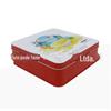 Caixa de Folha de Flandres para Comida, Doces, Biscoitos, Caixa de Ferro para Presentes de Festival da Primavera, Caixa Quadrada para Biscoitos, Caixa de Presente com Tampa