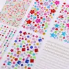 Amazon Transfronterizo Pegatinas de Diamantes Adhesivas Cristal Brillante Gema Creativo Álbum de Fotos Pegatinas de Diamantes Pegatinas de Recompensa para Jardín de Infancia