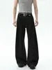 Pantalones plisados tridimensionales estilo americano con corte curvo, nuevo estilo de otoño para hombres y mujeres, pantalones casuales con efecto adelgazante de alta gama y diseño de pierna ancha