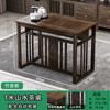 Varanda Mesa de chá e cadeira Combinação Novo estilo chinês Office Household Small Apartment Kung Fu Mesa de café integrada fervente