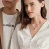 Collar con Doble Anillo de Plata s925 Explosiones de Amazon Transfronterizo para Mujer Red de Internet Cadena para Clavícula de Doble Círculo Todo Fósforo Joyería