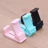 Suporte dobrável para celular de viagem transfronteiriço, suporte de mesa portátil, clipe rotativo 360°, suporte telescópico para celular multifuncional