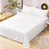 Sábana de una sola pieza, amigable con la piel, tela cepillada, adecuada para camas individuales o dobles, universal para todas las estaciones, funda de almohada para dormitorio de estudiantes, venta al por mayor de fábrica