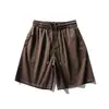 Shorts Jeans Lavado Desgastado Casual Solto Design Desconstruído com Rebites Retro Americano Novo Verão 2026 Yidao Vintage