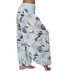 Calças Femininas Nova Coleção Primavera/Verão 2026 Estilo Europeu e Americano Amazon Estampadas Soltas Casuais Wide-Leg Calças Femininas Calças Harem