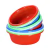 Cesta de Plástico Redonda Hueca para Almacenamiento y Rotación con Marco Engrosado, Cesta para Lavar Verduras, Cocina con Gran Capacidad, Cesta de Drenaje
