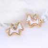 Nuevo Conjunto de Anillo y Aretes de Pegaso Unicornio Lindo Tridimensional para Mujer, Joyería de Lujo Ligero de Moda Popular, Accesorios
