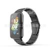 Adecuado para la Pulsera Inteligente Huawei 11 10, Correa de Metal 9/8/ 7m con Cierre Magnético, Pulsera de Repuesto de Acero Inoxidable de Tres Piezas