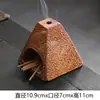 Quemador de Incienso Cerámico Transfronterizo Portapalo Santo Bandeja para Quemar Madera Sagrada Peruana