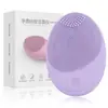 Amazon Nuevo Hogar Belleza Cepillo Limpiador Facial Masajeador Eléctrico Limpiador Facial de Silicona Limpiador Ultrasónico de Lana Suave