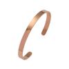 Pulsera de Barra Larga de Acero de Titanio Pulido de Venta Caliente Europea y Americana con Abertura en Forma de C, Pulsera Personalizable de Acero Inoxidable con Grabado de Logotipo