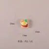 Juguetes de Comida de Simulación, Pan, Patas de Pollo, Accesorios, Pegamento de Crema DIY, Funda de Teléfono, Llavero, Colgante, Materiales para Pasador de Pelo Hecho a Mano
