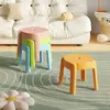 Taburete Bajo de Plástico Extra Grueso Reforzado Taburete para Cambiar Zapatos para Personas Mayores Niños Taburete Duradero Baño Seguridad Antideslizante Hogar Taburete Pequeño