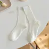 Calcetines Finos Sin Costuras Estilo Ballet para Mujer, Calcetines de Color Sólido de Moda a Media Pantorrilla para Primavera y Verano, Calcetines Holgados Calados Combinados con Mocasines
