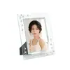 Porta-Retrato de Cristal de Vidro Transparente Porta-Retrato Vazio Suporte de Exibição Minimalista 56 polegadas 7 polegadas 8 polegadas 10 polegadas Porta-Retrato Personalizado para Atacado com Strass