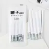 Cabeça tipo ST em formato de barril, tipo prensa para cartucho de tinta Preto 0.5mm Grande capacidade Secagem rápida Caneta neutra Refil Cabeça de cabaça Para estudar Núcleo de reposição