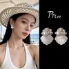 Pendientes Artesanales Estilo Resort en Isla, Retro Francés Nicho Artesanía de Alta Gama Único Nuevo Diseño Aretes