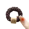 Banda Elástica de Goma Resistente al Desgaste y de Alta Elasticidad, Cuerda Sencilla para Cola de Caballo, Anillo Trenzado Grueso para el Cabello, Goma para el Cabello, Accesorio para el Cabello, Diadema, Accesorio para la Cabeza