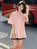Camisa polo branca 100% algodão, camiseta de manga curta para mulheres, gola de lapela, estilo universitário, top casual japonês versátil para o verão 2026