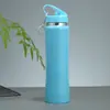 Termo portátil de cintura pequeña de acero inoxidable 304 de gran capacidad con ventosa y asas para exteriores, ideal para deportes.