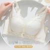 Ropa Interior Nueva para Mujer Pecho Pequeño Reunido Llamativo Pecho Grande Ropa Interior Ajustable Anti-caída Encaje Sujetador Sexy Sin Aros