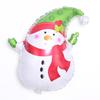 Globos navideños grandes decorativos de Cross Border, nuevos, con diseño de árbol de Navidad, alce, muñeco de nieve y globos de aluminio navideños.