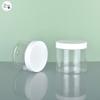 Frasco de Mascarilla Capilar de 500ml Botella de Exfoliante de 300g Plástico PET Botella de Boca Ancha para Puntos Crema Transparente Botella de Boca Ancha