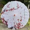 Paraguas de Papel Aceitado Estilo Antiguo Paraguas de Tela de Seda Impreso Decoración de Paraguas Paraguas de Techo Paraguas Parasol Accesorios para Fotografía Paraguas de Pasarela Paraguas de Danza Hanfu