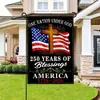 Bandera de EE. UU. de Aniversario 30*45 cm Comercio Exterior Temu Día Conmemorativo Americano Transfronterizo Bandera de Jardín