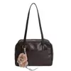 Bolso de Hombro de Cuero de Alta Gama de Gran Capacidad, Moderno y Elegante para Trabajo Casual y Desplazamientos, Otoño 2025 para Mujer
