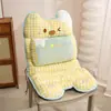 Cojín de asiento y respaldo integrados para uso en oficina, diseñados para estar sentado durante períodos prolongados, proporcionando soporte lumbar.; adecuado para residencias estudiantiles y estudiantes; cojín para silla, cojín para asiento, cojín de invierno