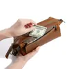 Bolsa de Mano para Tubo de Estilo Nuevo Europeo y Americano Transfronteriza, Set de Fumador de Piel de Vaca de Primera Capa, Bolsa de Almacenamiento para Cables de Datos de Viaje y Deportes al Aire Libre