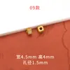 Accesorios dorados de alta retención de color para joyería DIY, cuentas espaciadoras de circonita y diamante de color con microincrustaciones doradas de estilo antiguo para pulseras y tejido de cordón