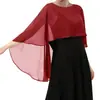 Chal de Gasa 100D Transfronterizo Europeo y Americano Amazon Chal Ligero para Mujer Simple Hueco Agujero Redondo Chal Ajuste Holgado