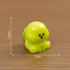 Miniatura de tartaruga fofa e roliça, perfeita para decorações e acessórios DIY, um pequeno e charmoso ornamento de mesa