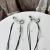 Pinza para el Cabello con Borla Larga de Cuentas y Cinta Nudo de Mariposa Estilo Ballet Dulce K Girl Hermoso Par de Pinzas para Flequillo Accesorios para el Cabello de Mariposa