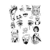 Coleção Expression Flor Avançada Braço Braço Masculino Simulação Feminina Sexy Tatuagem Duradoura Adesivo Tatuagem Suco Herbal à Prova d'Água