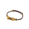 Nuevo Pulsera de Nudo de Silla de Cuerda Tejida a Mano Colorida Caballo al Éxito Pulsera DIY Hecha a Mano Tejida Año del Caballo Adorno de Cuerda de Mano para Pareja