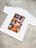 Camiseta Masculina de Manga Curta Vintage Lavada com Estampa Travis Scott, Estilo Americano High Street Transfronteiriço, Top Tendência de Verão com Gola Redonda