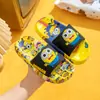 Pantuflas de casa tipo slip-on de dibujos animados Minions para niños, pantuflas antideslizantes para interior para niños y niñas, sandalias de baño, sandalias de verano para padres e hijos