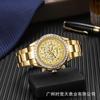 Productos genuinos Reloj Mecánico Automático Glacier Landi Tong Acero Fino Banda de Acero Sólido Reloj Multifuncional para Hombre Hebilla Original