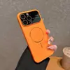 Adecuado para Funda de Teléfono iPhone 17 Pro Max, Modelo Nuevo con Ventana Grande, 16 Acabado Mate Similar a la Piel, 14 Sensación de Alta Gama, 15Pm Atracción Magnética