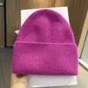 Nuevo Gorro de Punto de Pelo de Conejo para Mujer en Otoño e Invierno, Cálido Gorro de Lana con Orejeras de Pelo de Conejo Angora Estilo Coreano, Pequeño Gorro de Lana que Muestra la Cara, Personalizado