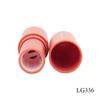 Tubo de lápiz labial de plástico redondo personalizado, boca plana, diámetro interior de 12 mm, tubo vacío para lápiz labial cosmético, suministro de material de embalaje